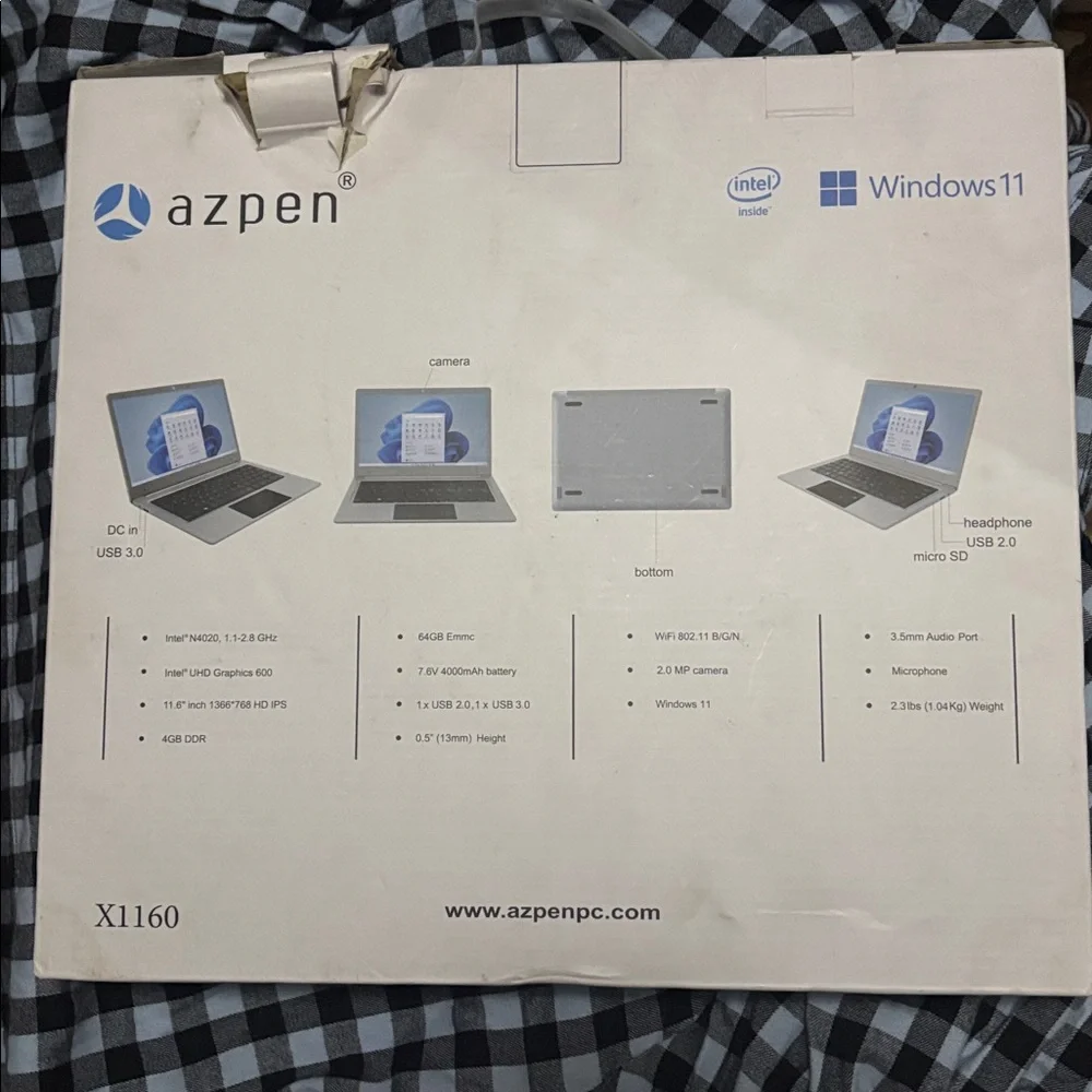 XCITE11 Silver Laptop - 11.6